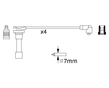 Tändkablar B776 Bosch, bild 5