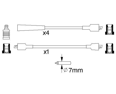 Tändkablar B785 Bosch, bild 5