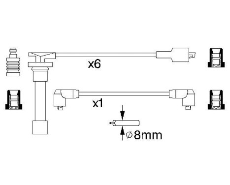 Tändkablar B788 Bosch, bild 5