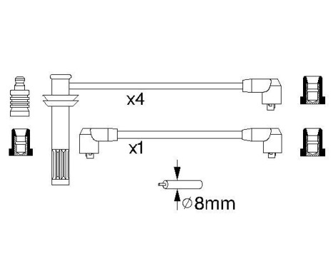 Tändkablar B791 Bosch, bild 5