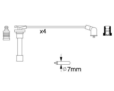 Tändkablar B793 Bosch, bild 5