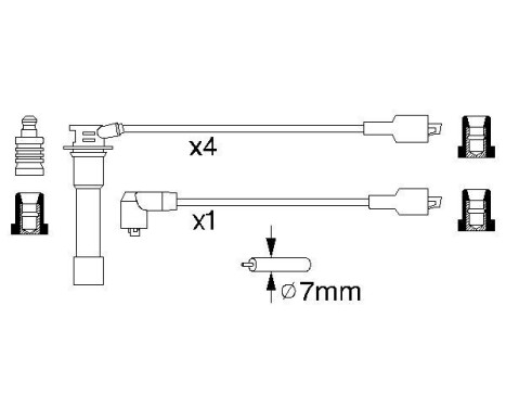 Tändkablar B795 Bosch, bild 5