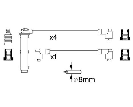 Tändkablar B802 Bosch, bild 5