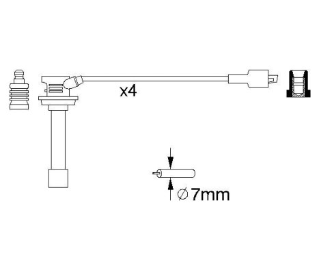 Tändkablar B810 Bosch, bild 5