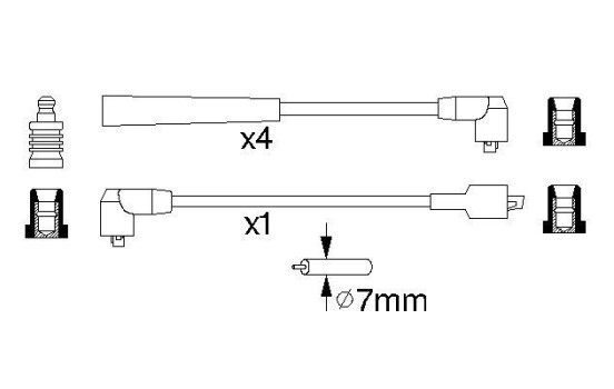Tändkablar B812 Bosch