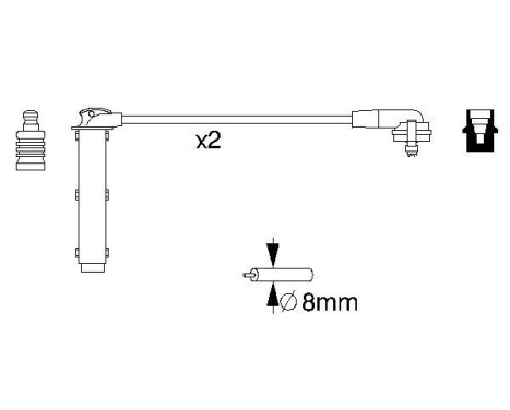 Tändkablar B833 Bosch, bild 5