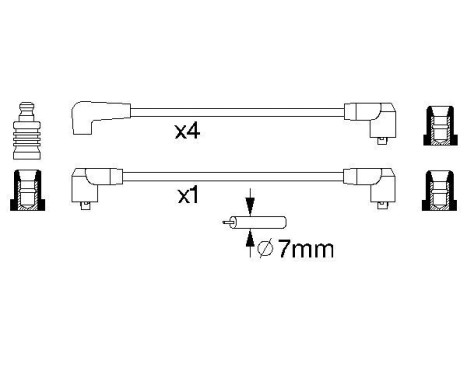 Tändkablar B844 Bosch, bild 7