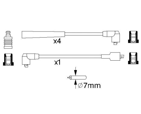 Tändkablar B859 Bosch, bild 5