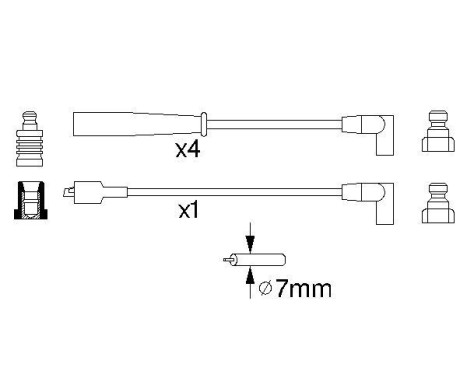 Tändkablar B873 Bosch, bild 5