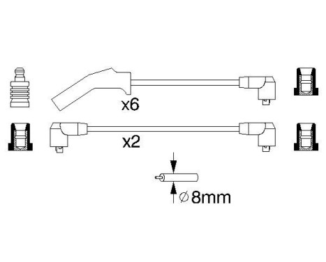 Tändkablar B879 Bosch, bild 5
