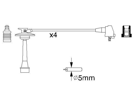 Tändkablar B933 Bosch, bild 5