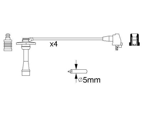 Tändkablar B957 Bosch, bild 5