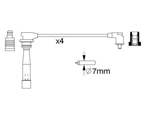 Tändkablar B970 Bosch, bild 5