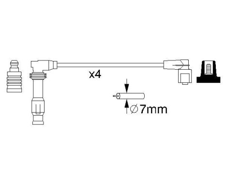Tändkablar B986 Bosch, bild 5