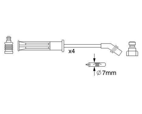 Tändkablar BW252 Bosch, bild 5