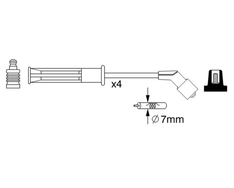 Tändkablar BW255 Bosch, bild 5
