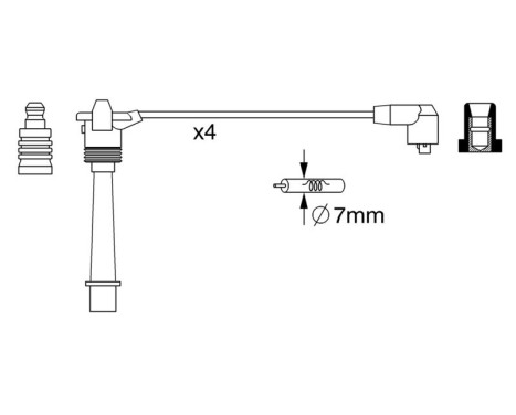 Tändkablar BW258 Bosch, bild 5