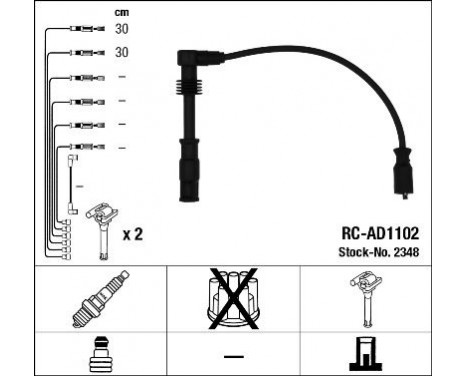 tändkablar RC-AD1102 NGK