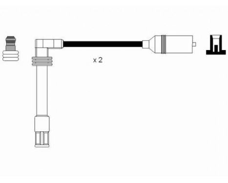 tändkablar RC-AD1102 NGK, bild 2
