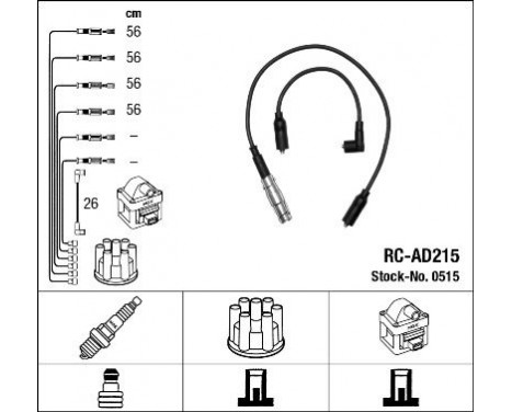 tändkablar RC-AD215 NGK