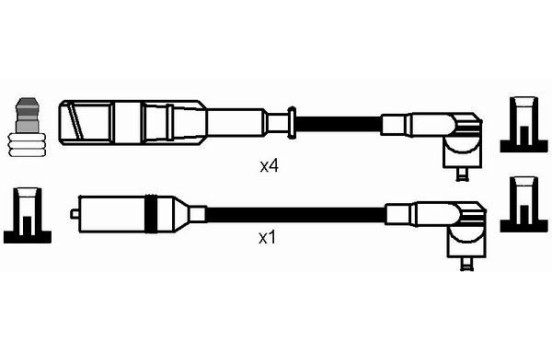tändkablar RC-AD215 NGK, bild 2