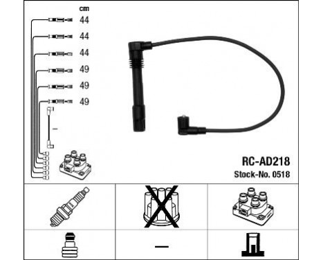 tändkablar RC-AD218 NGK
