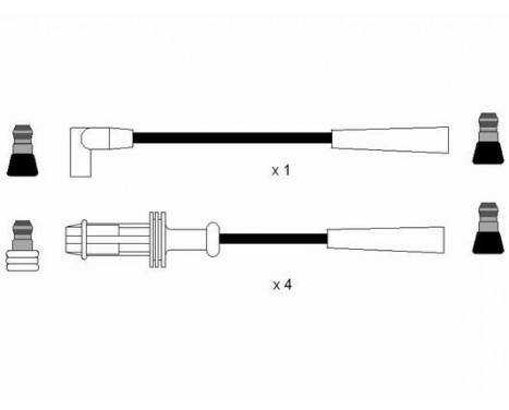 tändkablar RC-CT601 NGK, bild 2
