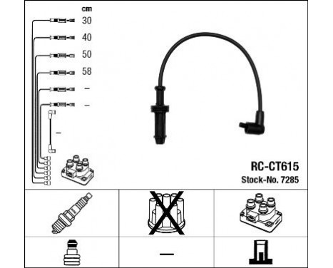 tändkablar RC-CT615 NGK