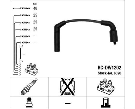 tändkablar RC-DW1202 NGK