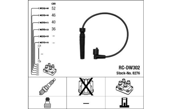 tändkablar RC-DW302 NGK