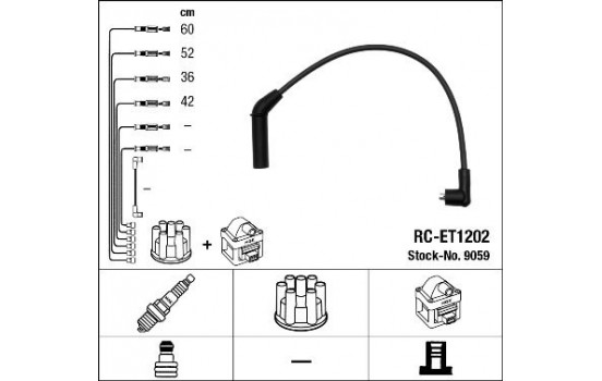 tändkablar RC-ET1202 NGK