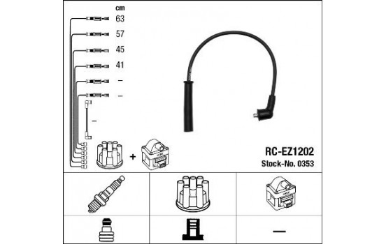 tändkablar RC-EZ1202 NGK