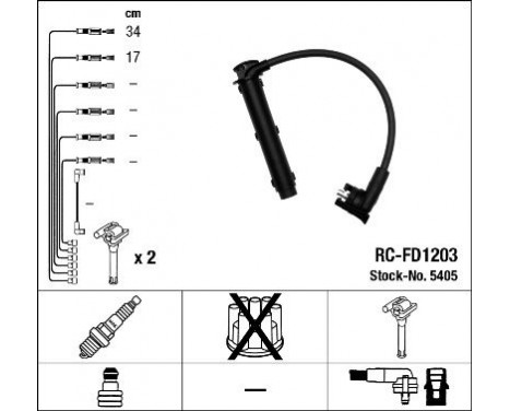 tändkablar RC-FD1203 NGK