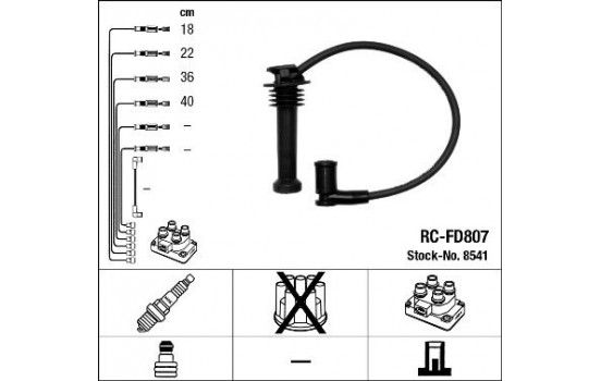tändkablar RC-FD807 NGK