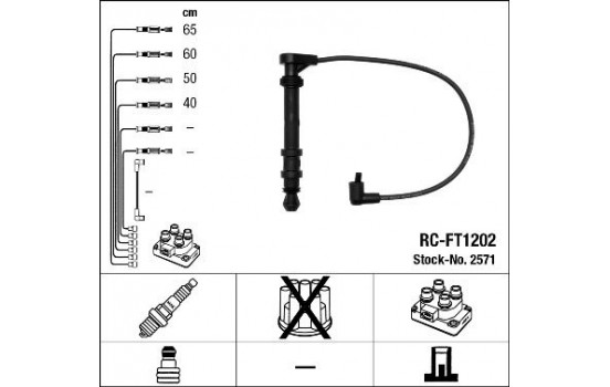 tändkablar RC-FT1202 NGK