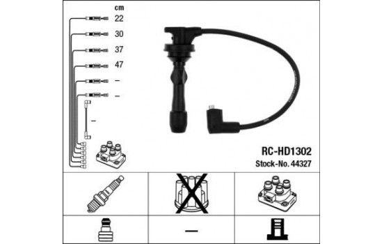 tändkablar RC-HD1302 NGK