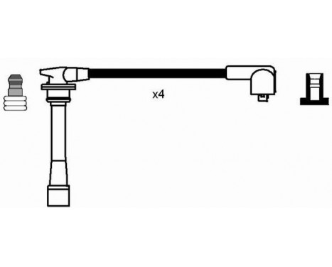 tändkablar RC-HD407 NGK, bild 2