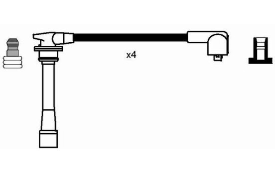 tändkablar RC-HD407 NGK, bild 2