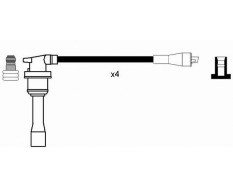 tändkablar RC-HD409 NGK, bild 2