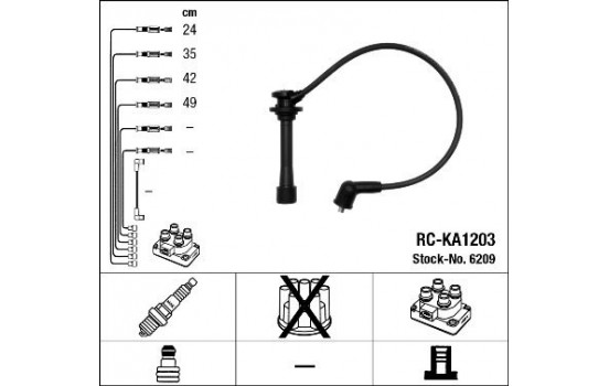 tändkablar RC-KA1203 NGK