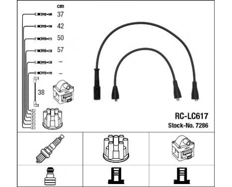 tändkablar RC-LC617 NGK