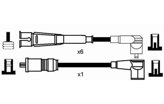 tändkablar RC-MB219 NGK, bild 2