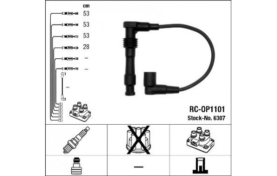 tändkablar RC-OP1101 NGK