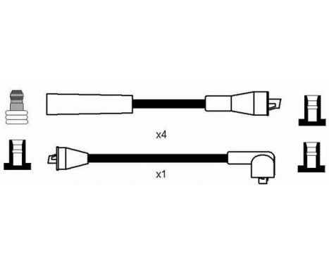 tändkablar RC-OP403 NGK, bild 2