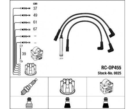 tändkablar RC-OP455 NGK