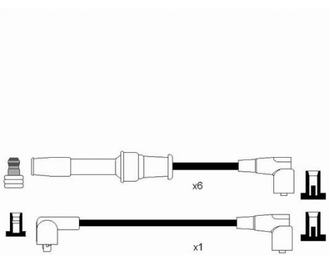 tändkablar RC-PG609 NGK, bild 2