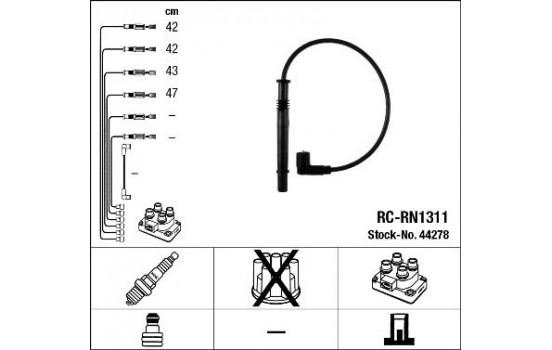tändkablar RC-RN1311 NGK