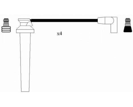 tändkablar RC-RV1301 NGK, bild 2