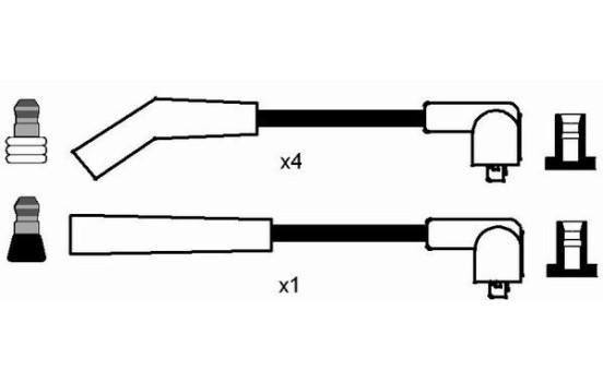 tändkablar RC-RV414 NGK, bild 2