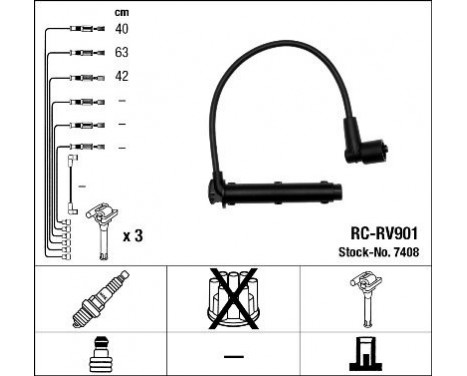 tändkablar RC-RV901 NGK